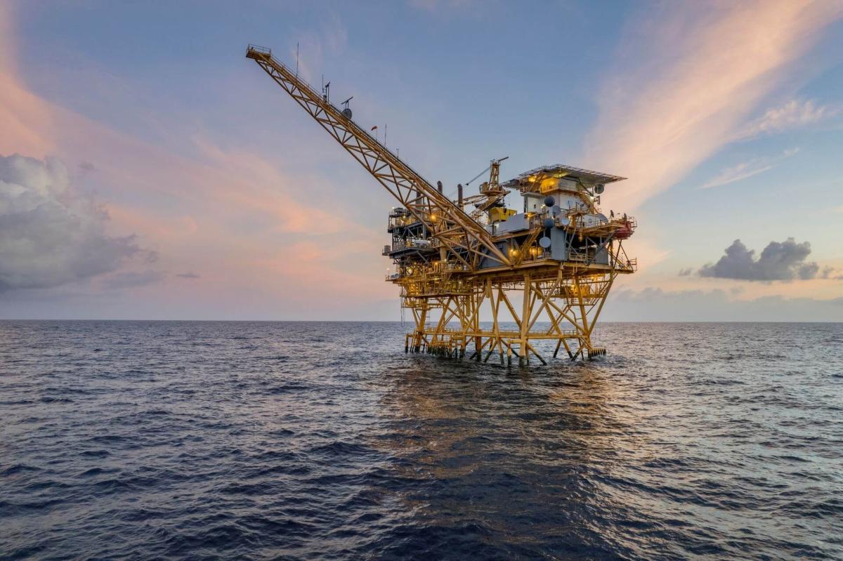 Offshore platform in the Gulf of Mexico