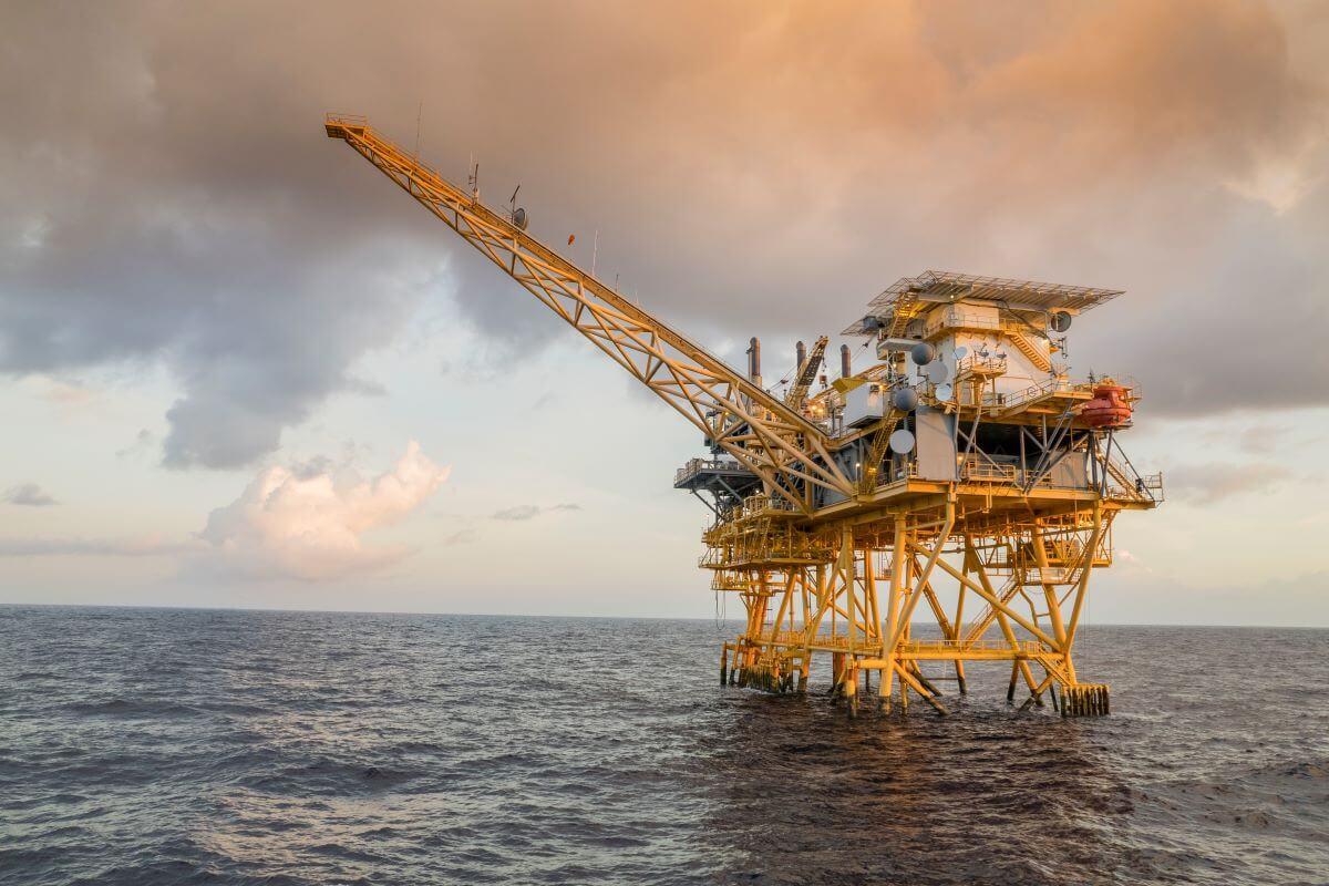 Offshore platform in the Gulf of Mexico